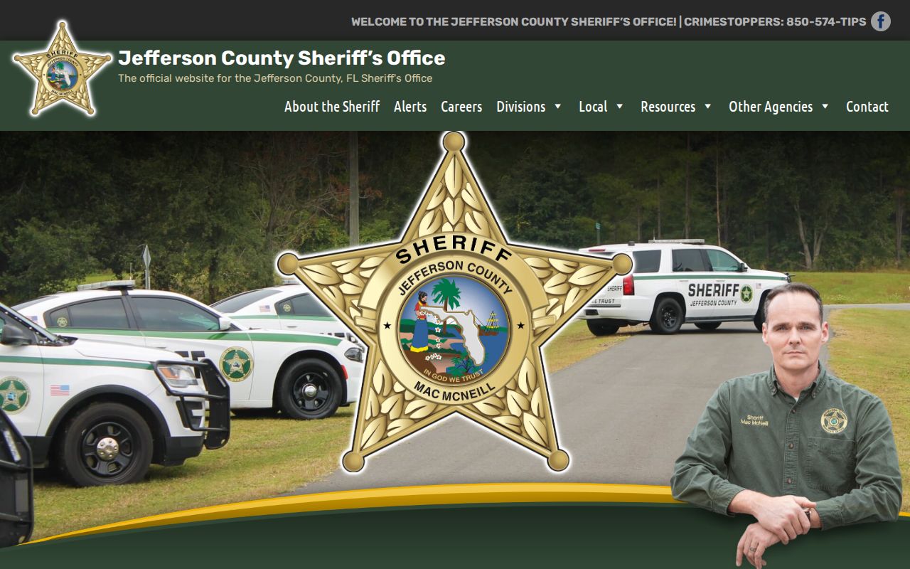 Jefferson County arrest history sheriff headquarters page