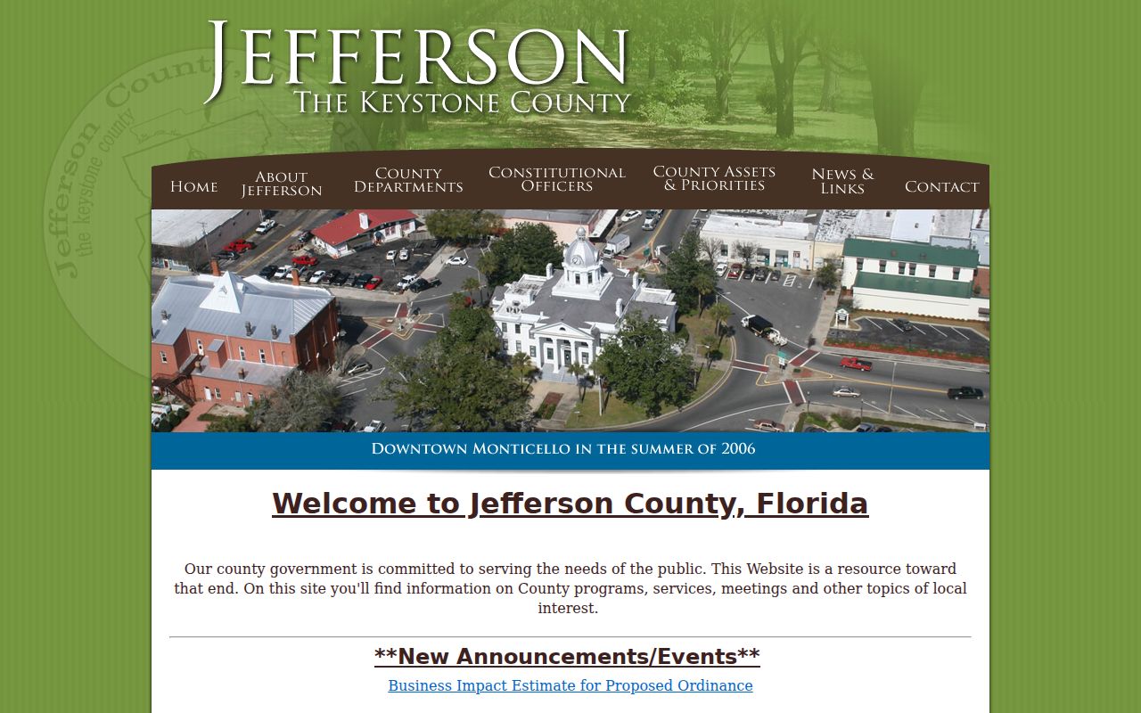 Jefferson County criminal records courthouse and county navigation