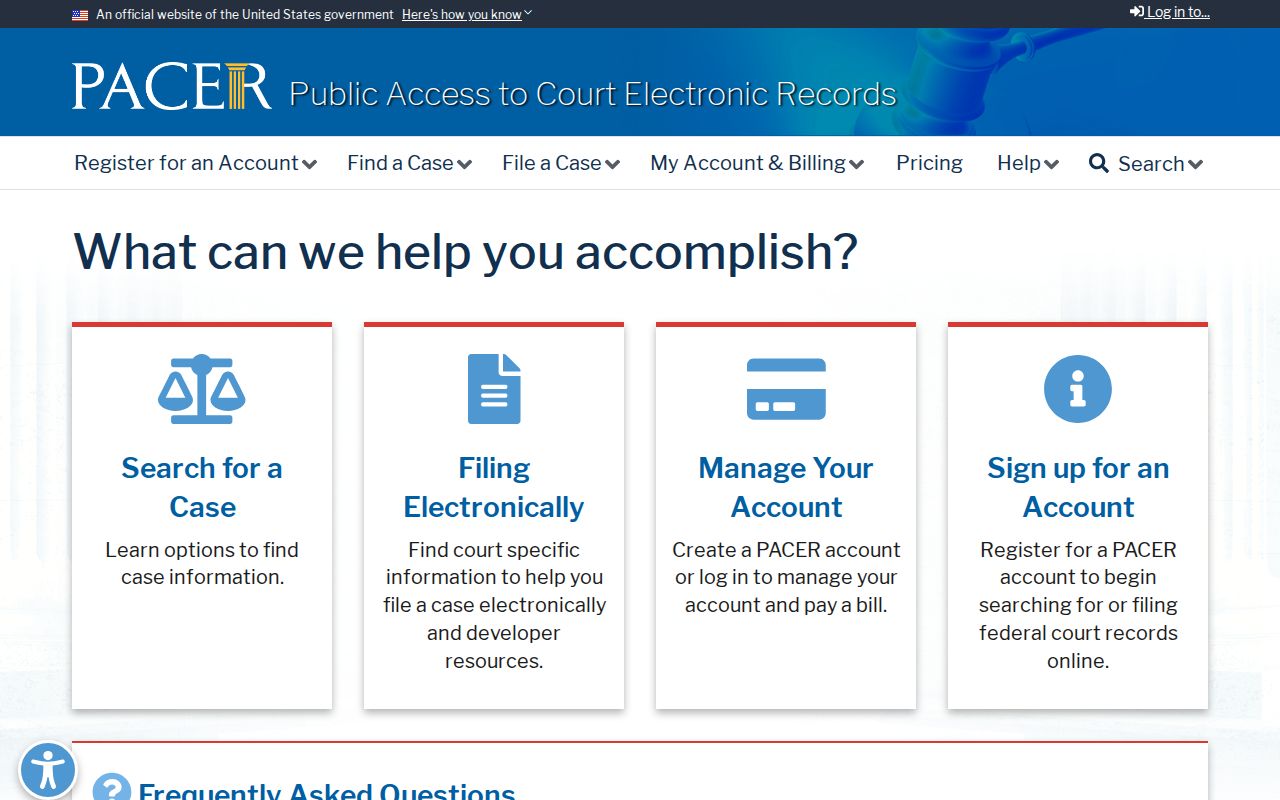 Jefferson County criminal records PACER federal case access